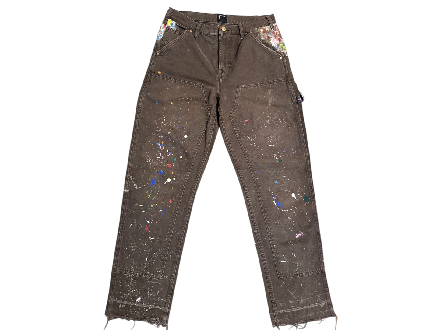 Paint Spattered Carhartt Double Knee