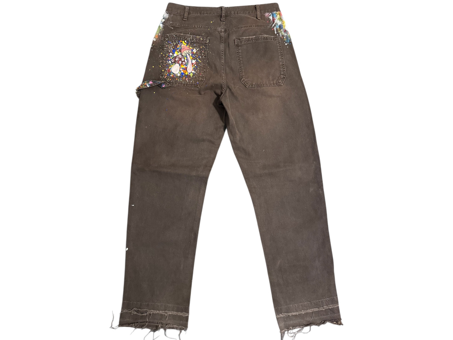 Paint Spattered Carhartt Double Knee