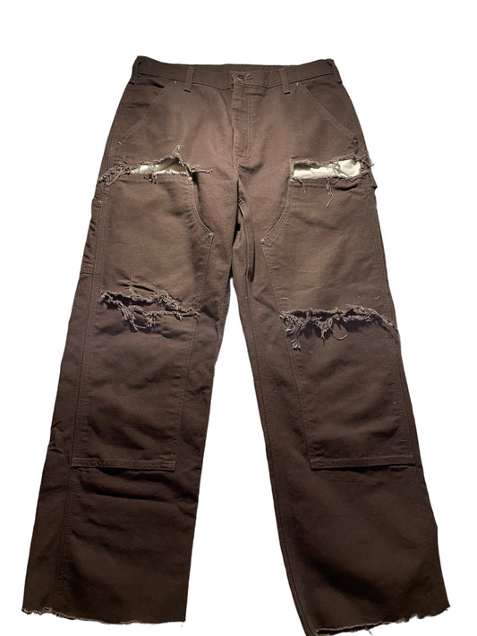 Frayed Carhartt Double Knees