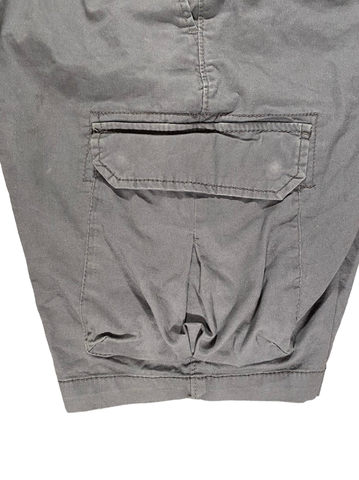 Grey cargo shorts